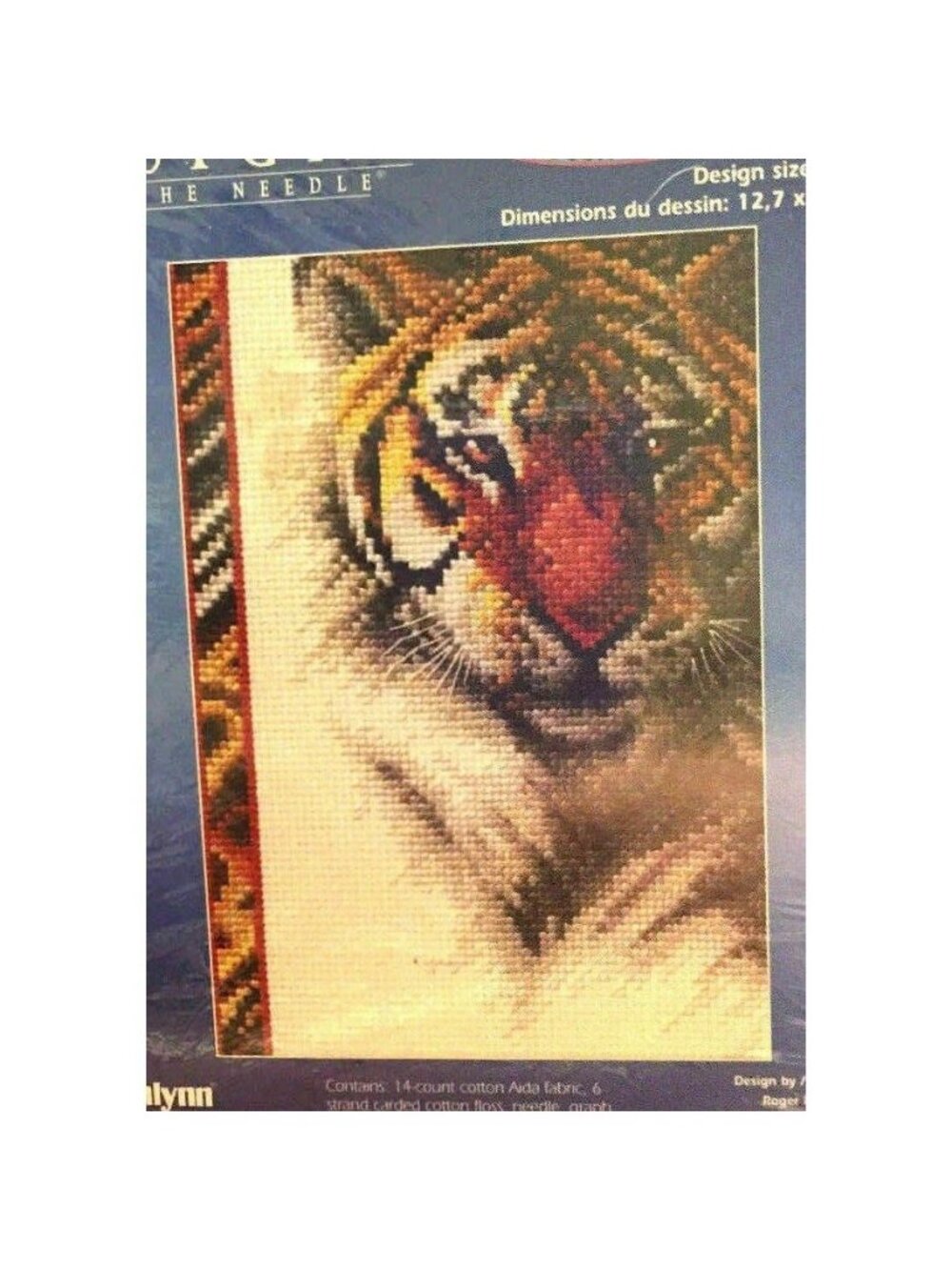 Cross Stitch Kit Janlynn BENGAL TIGER Counted Animal Designs For Needle #0130333